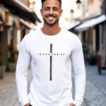Jesus Christ Cross White - LS